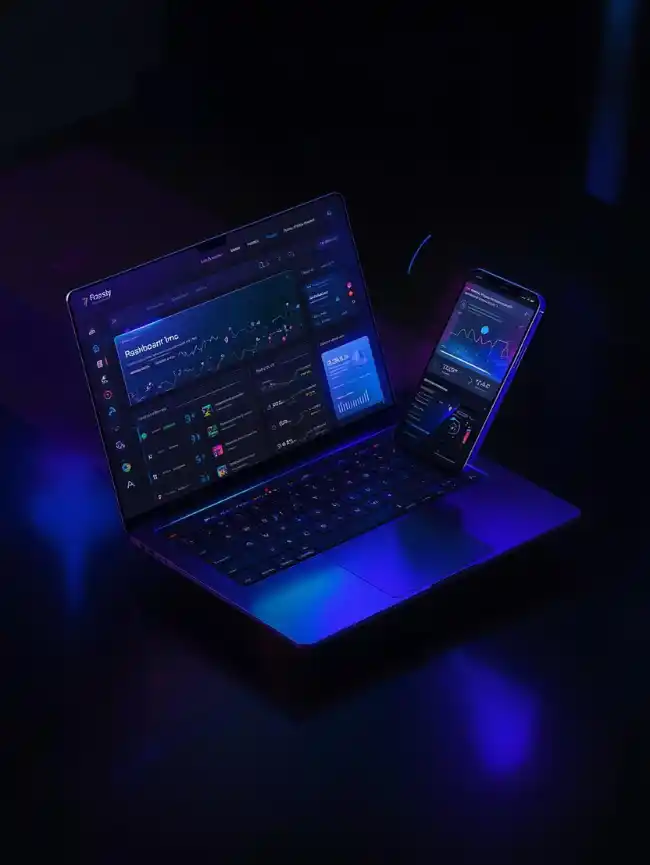 A-laptop-and-Mobile-view-representing-the-software-for-jitter-click-website